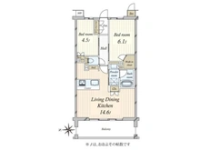 【東京都/墨田区本所】アデニウム墨田本所 間取り図