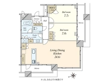 【東京都/品川区上大崎】ブリリアタワーズ目黒　サウスレジデンス 間取り図