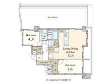 【東京都/杉並区桃井】ドメイン荻窪 間取り図
