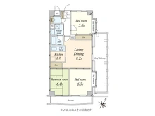 【東京都/目黒区目黒】クレッセント目黒II 間取り図