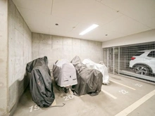 【東京都/品川区大崎】ル・サンク大崎シティタワー 駐車場：バイク置き場