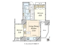 【東京都/目黒区下目黒】 グランドメゾン目黒プレイス 間取り図