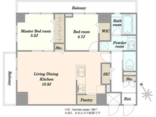 【東京都/新宿区西早稲田】ニューライフ西早稲田 間取り図