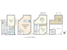 【東京都/品川区荏原】セボンパサージュ荏原 間取り図