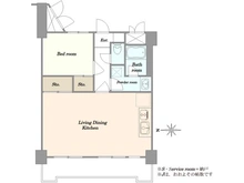 【東京都/品川区上大崎】ヴェラハイツ目黒ガーデン 間取り図