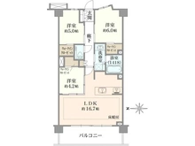 【東京都/板橋区中台】クリオ上板橋グランヒルコート 間取り図