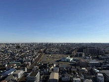 【埼玉県/ふじみ野市うれし野】リズムタワーII 眺望：南向きバルコニーから撮影　ズームなし