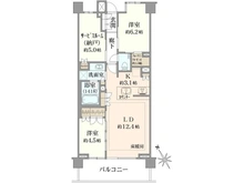 【埼玉県/朝霞市浜崎】ザ・パークハウス朝霞台レジデンス 間取り図