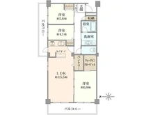 【東京都/板橋区中台】サンシティ J棟 間取り図