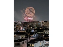 【東京都/板橋区桜川】レジデンシャル上板橋パークゲート 眺望：板橋花火大会（2025年8月2日）（ズーム有）