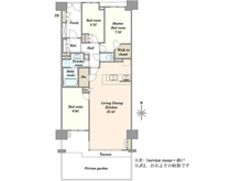 【埼玉県/志木市本町】志木ガーデンヒルズ オープンスカイコート 間取り図
