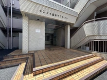 【埼玉県/新座市東北】シンメイ志木マンション アプローチ