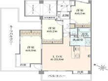 【埼玉県/和光市白子】クリオ西高島平弐番館 間取り図