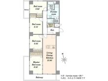 【東京都/板橋区大山西町】ライオンズマンション大山西町 間取り図