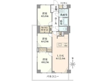 【埼玉県/朝霞市三原】コーラルハイツ志木II 弐号棟 間取り図