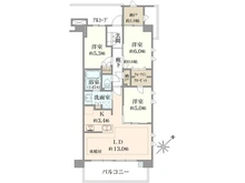【東京都/練馬区旭町】プラウド練馬光が丘公園 間取り図