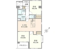 【東京都/板橋区成増】東建ニューハイツ成増 間取り図