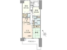 【埼玉県/朝霞市朝志ケ丘】ジェネシティ サンライトコート 間取り図