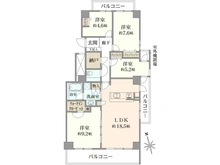 【埼玉県/和光市本町】シーアイハイツ和光 K棟 間取り図