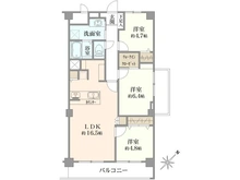 【埼玉県/朝霞市根岸台】朝霞ハイデンス 間取り図