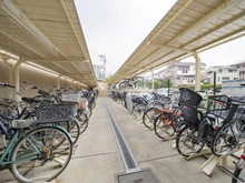【埼玉県/朝霞市三原】プラウド志木サウスフォート 駐輪場