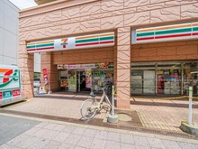 【埼玉県/朝霞市三原】プラウド志木サウスフォート セブンイレブン志木駅南口店（現地より約380m）