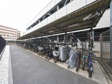 【神奈川県/川崎市中原区丸子通】シティハウス多摩川テラス 駐輪場