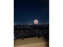 【神奈川県/川崎市中原区小杉町】パークシティ武蔵小杉ザガーデンタワーズイースト 眺望：丸子の渡し花火