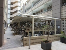 【神奈川県/川崎市中原区上小田中】ザ・クレストシティパークコート 駐輪場