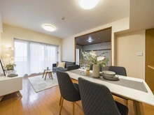 【神奈川県/川崎市中原区木月大町】コスモ元住吉コートフォルム リビング・ダイニング：※家具・調度品は販売価格に含まれておりません
