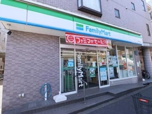 【神奈川県/川崎市中原区丸子通】クリオラベルヴィ武蔵小杉グレイス ファミリーマート丸子通り店（現地より約95m）