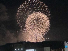 【神奈川県/藤沢市藤沢】藤沢パーク・ホームズブロードマーク 眺望：第76回 鎌倉花火大会 （毎年開催）