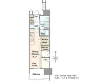 【神奈川県/川崎市中原区新丸子町】プラウド新丸子 間取り図