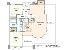 【神奈川県/川崎市中原区今井西町】ラヴィドール武蔵小杉 間取り図