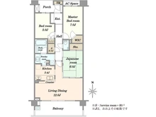 【神奈川県/川崎市中原区今井仲町】フォートレジデンス武蔵小杉 間取り図