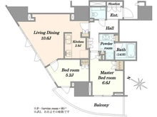 【東京都/荒川区荒川】プラウド町屋 間取り図