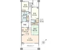【東京都/国分寺市日吉町】シティハウス国立テラス 間取り図
