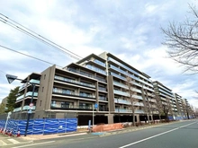 【東京都/国立市富士見台】プラウドシティ国立 A棟 建築中の外観