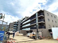 【東京都/国立市富士見台】プラウドシティ国立 A棟 建築中の外観