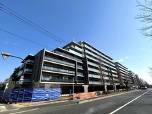 【東京都/国立市富士見台】プラウドシティ国立 G棟 建築中の外観