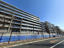 【東京都/国立市富士見台】プラウドシティ国立 G棟 建築中の外観