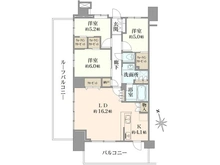 【東京都/国立市富士見台】プラウドシティ国立 A棟 間取り図