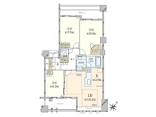 【兵庫県/芦屋市東山町】プラウド芦屋東山 間取り図