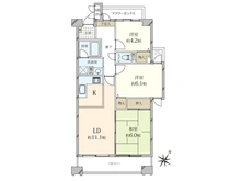 【兵庫県/神戸市東灘区本山南町】本山南パークマンション 間取り図