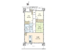 【兵庫県/神戸市東灘区本山南町】コスモシティ神戸本山 B棟 間取り図