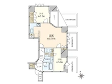 【大阪府/大阪市阿倍野区昭和町】ライオンズ阿倍野昭和町 間取り図