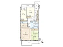 【兵庫県/神戸市東灘区御影郡家】グランステイツ御影 間取り図