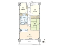 【兵庫県/神戸市東灘区魚崎南町】魚崎南パークホームズ弐番館 間取り図