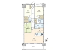 【大阪府/堺市北区東三国ヶ丘町】ザ・パークハウスオイコス三国ヶ丘 間取り図