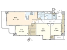【兵庫県/芦屋市浜町】フォレスティア芦屋浜町 間取り図